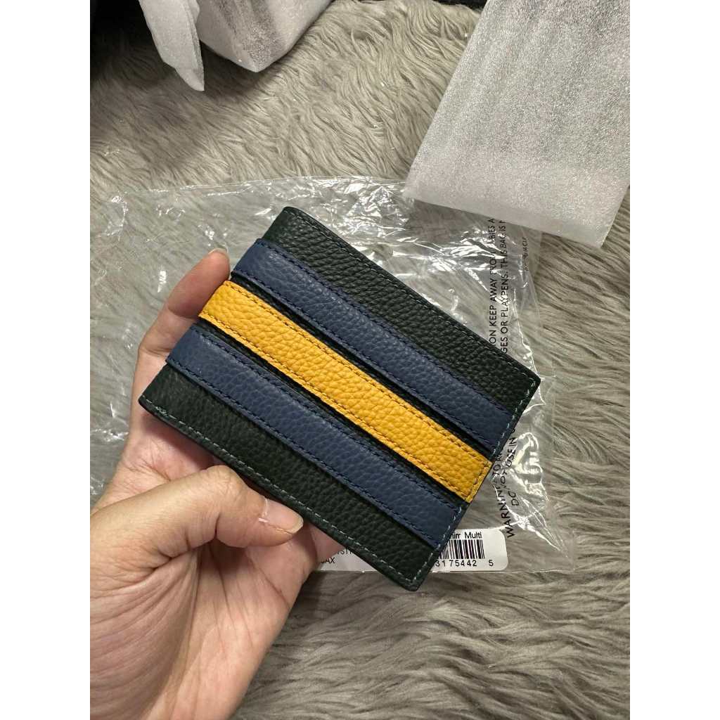 ORIG & IMPORTED CCH Retail Slim Billfold Wallet With Varsity Stripe