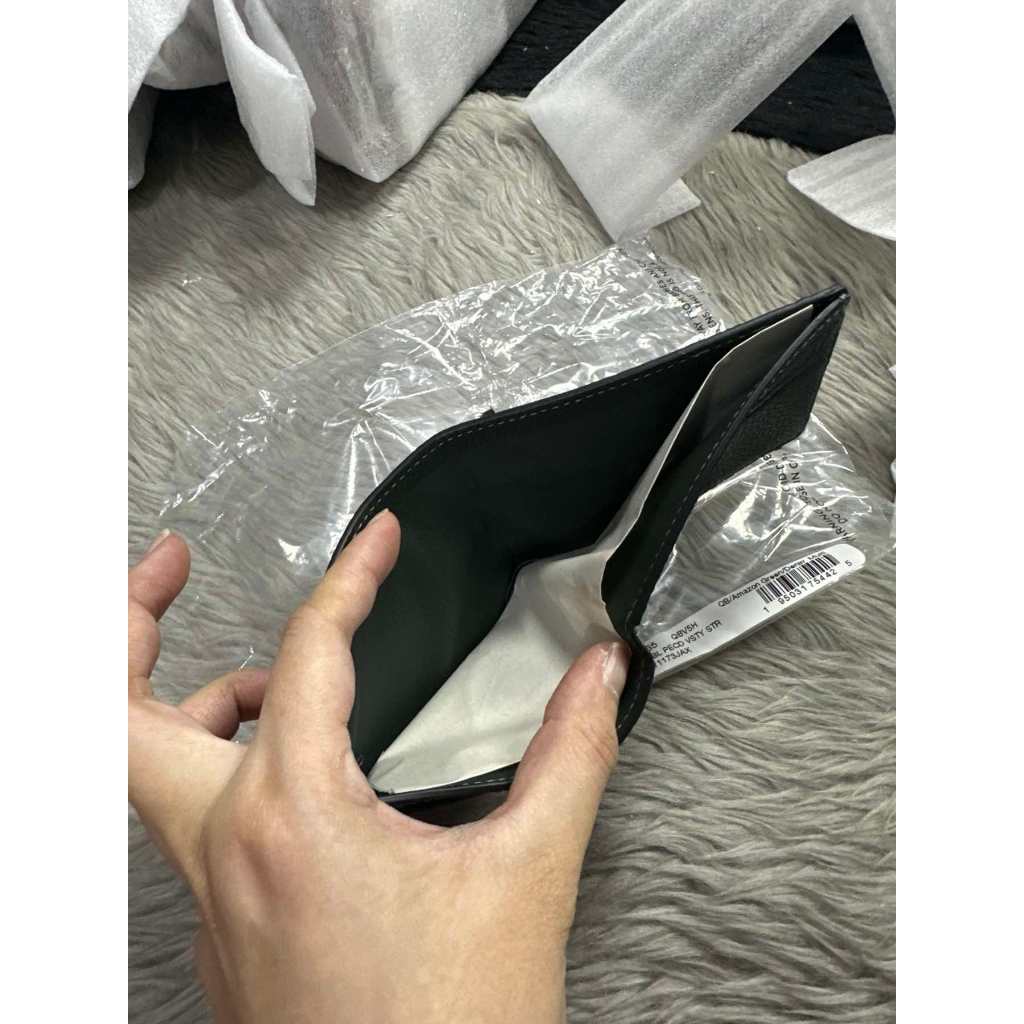 ORIG & IMPORTED CCH Retail Slim Billfold Wallet With Varsity Stripe