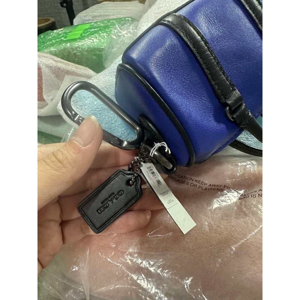 ORIG & IMPORTED CCH Micro Venturer Mini Duffle Bag Key Fob Keychain Blue