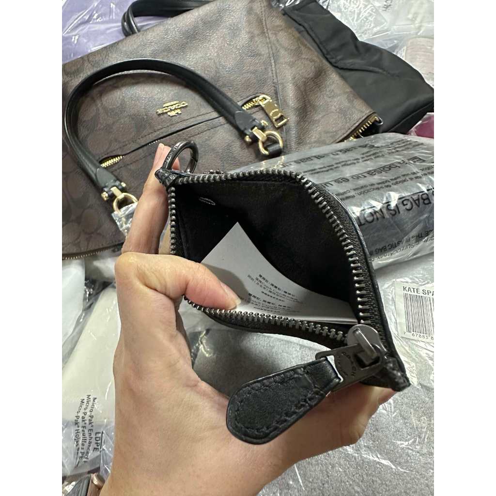 ORIG & IMPORTED CCH Detachable Black Wallet Keychain Charm