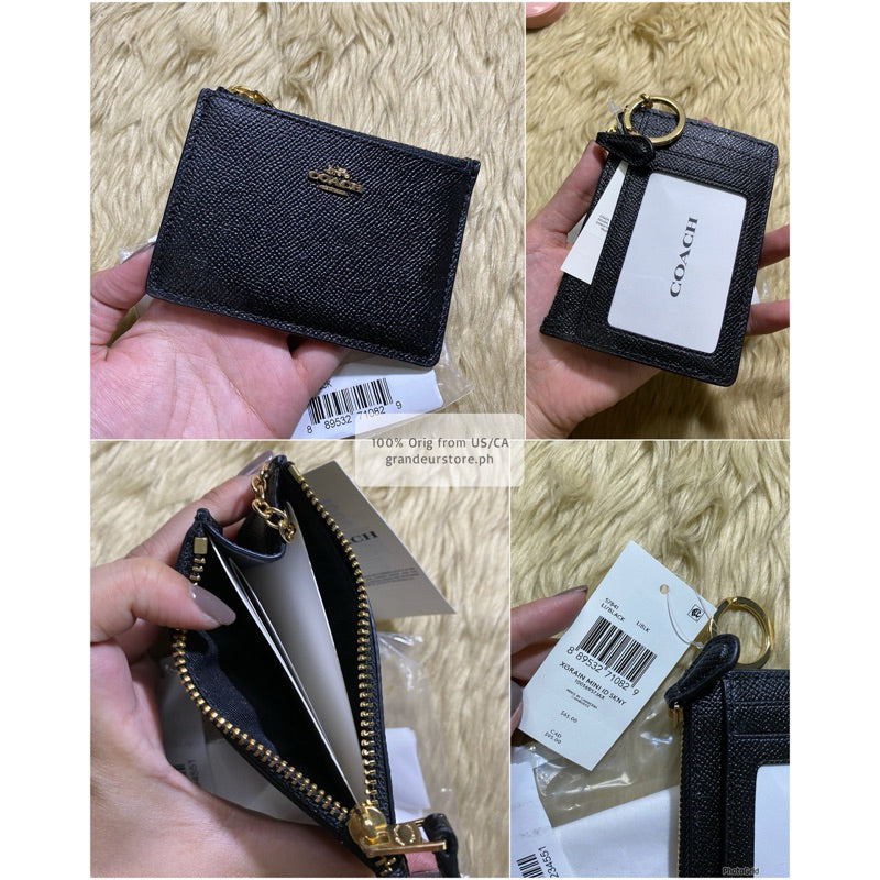 ORIG & IMPORTED Co@ch MINI SKINNY ID CASE CARD HOLDER SMALL WALLET - ORIG, US IMPORTED
