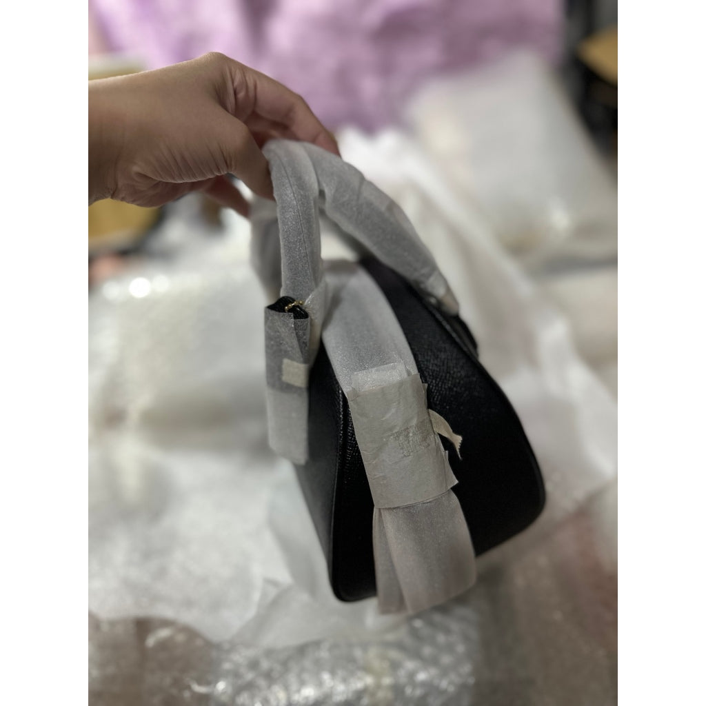 ORIG & IMPORTED CCH Sydney Satchel Top Handle Black Bag