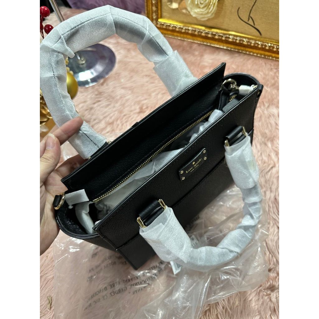 ORIG & IMPORTED KS Lana Satchel Black Bag