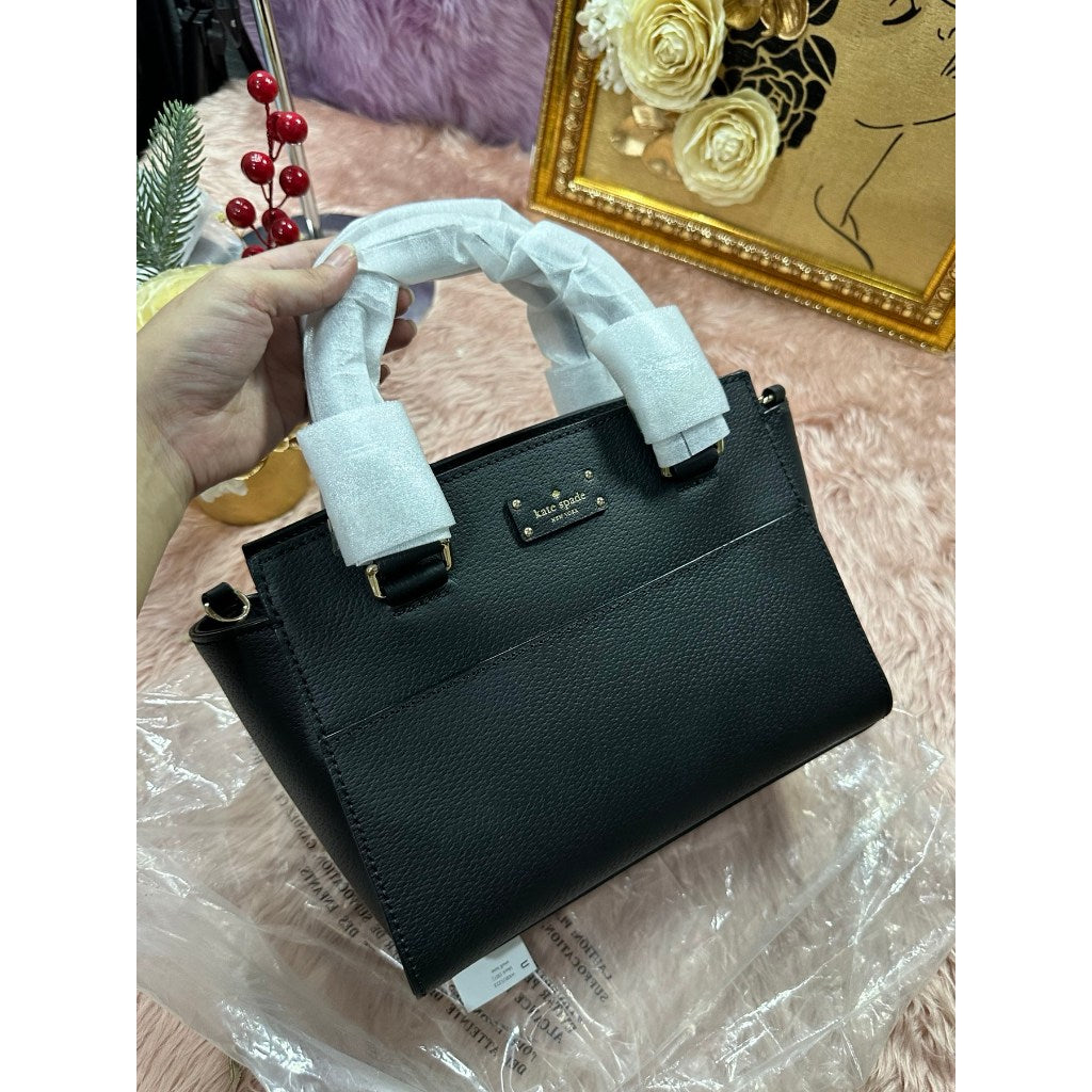 ORIG & IMPORTED KS Lana Satchel Black Bag