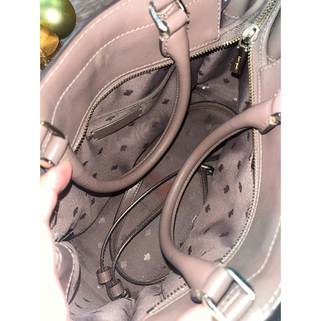 ORIG Preloved KS Staci Small Satchel Brown Bag