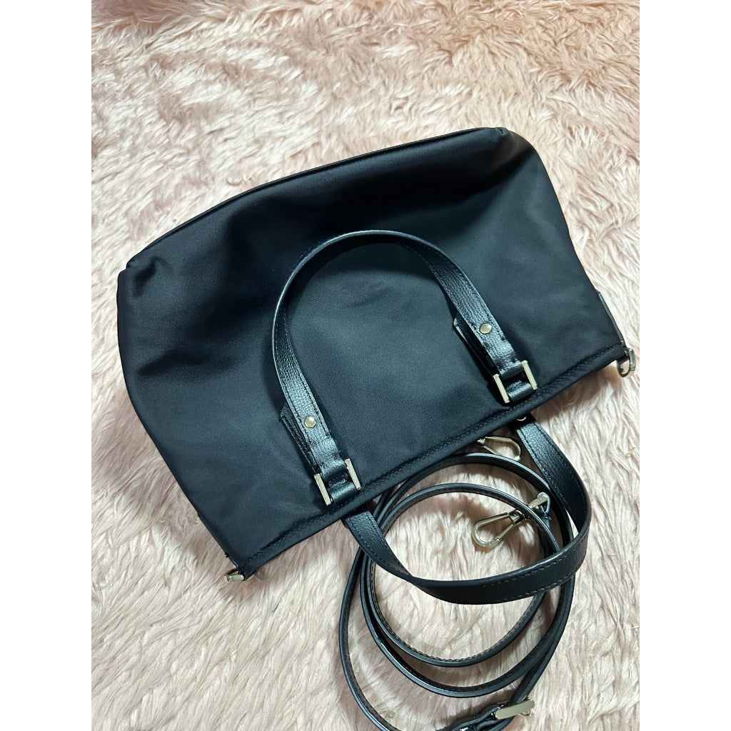 ORIG Preloved KS Retail Taylor Small Crossbody Tote Nylon Bag in Black