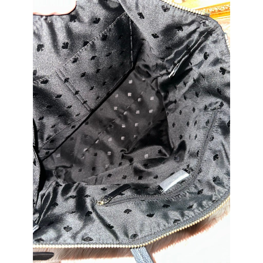 ORIG Preloved KS Kitt Nylon Medium Tote Black Bag