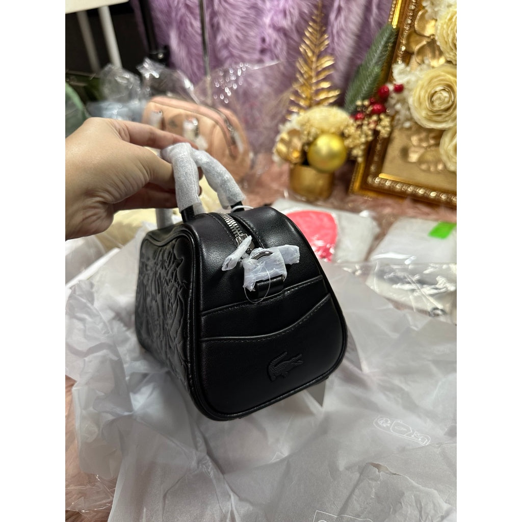 ORIG & IMPORTED LCT Mini Lora Leather Bag Embossed Black