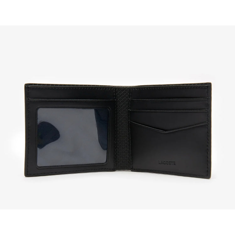 ORIG & IMPORTED LCT NH2824CE Chantaco Piqué Leather 3 Card Men's Wallet Black