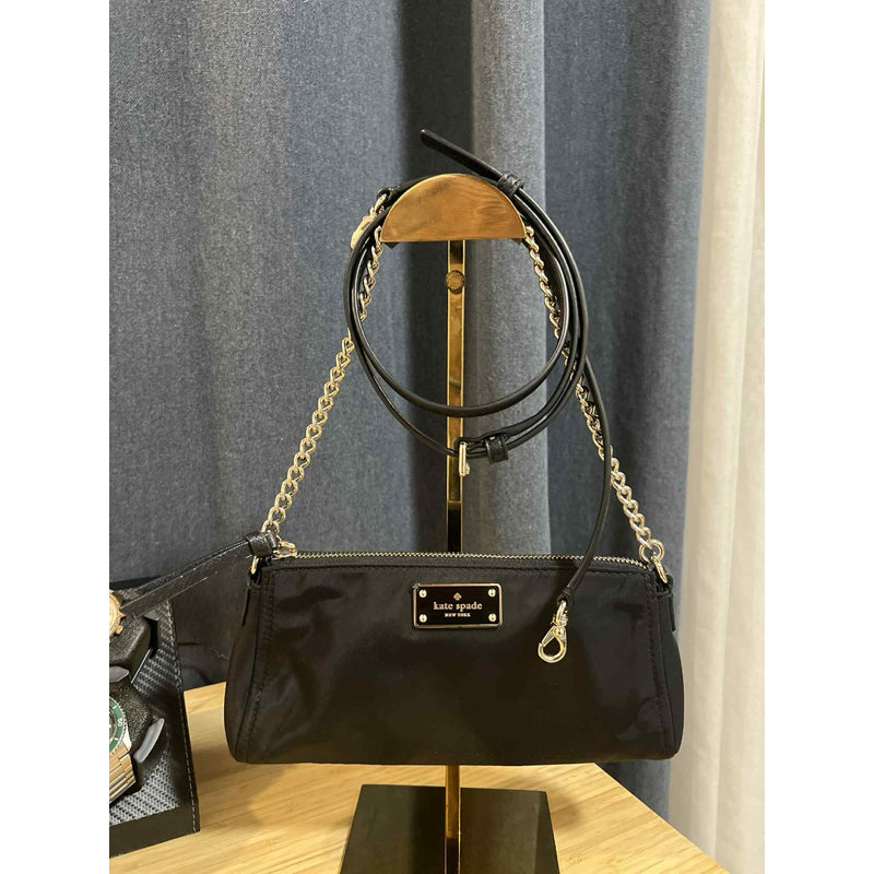 ORIG PRELOVED  KS Wilson Road Jane Small Shoulder Crossbody Nylon Black Bag
