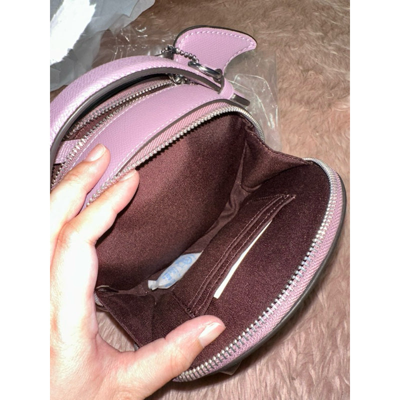 ORIG & IMPORTED CCH Canteen Crossbody Bag With Halloween Bat Purple Small Bag