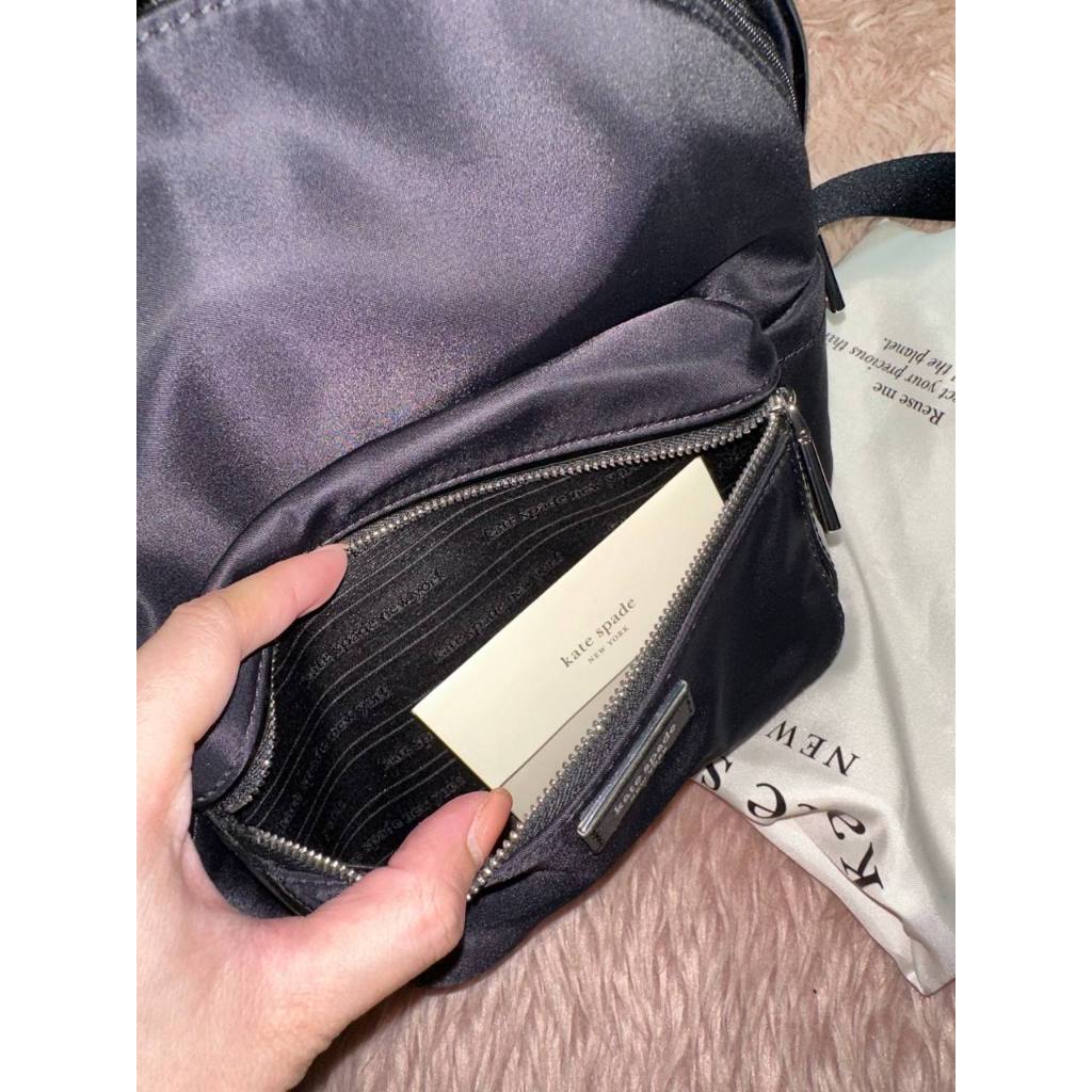 ORIG & IMPORTED Preloved KS Retail Sam Icon Small Nylon Backpack Black