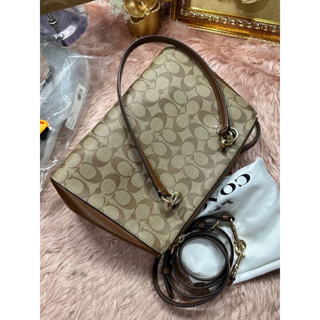 ORIG Preloved CCH Etta Carryall Large Khaki Brown Bag