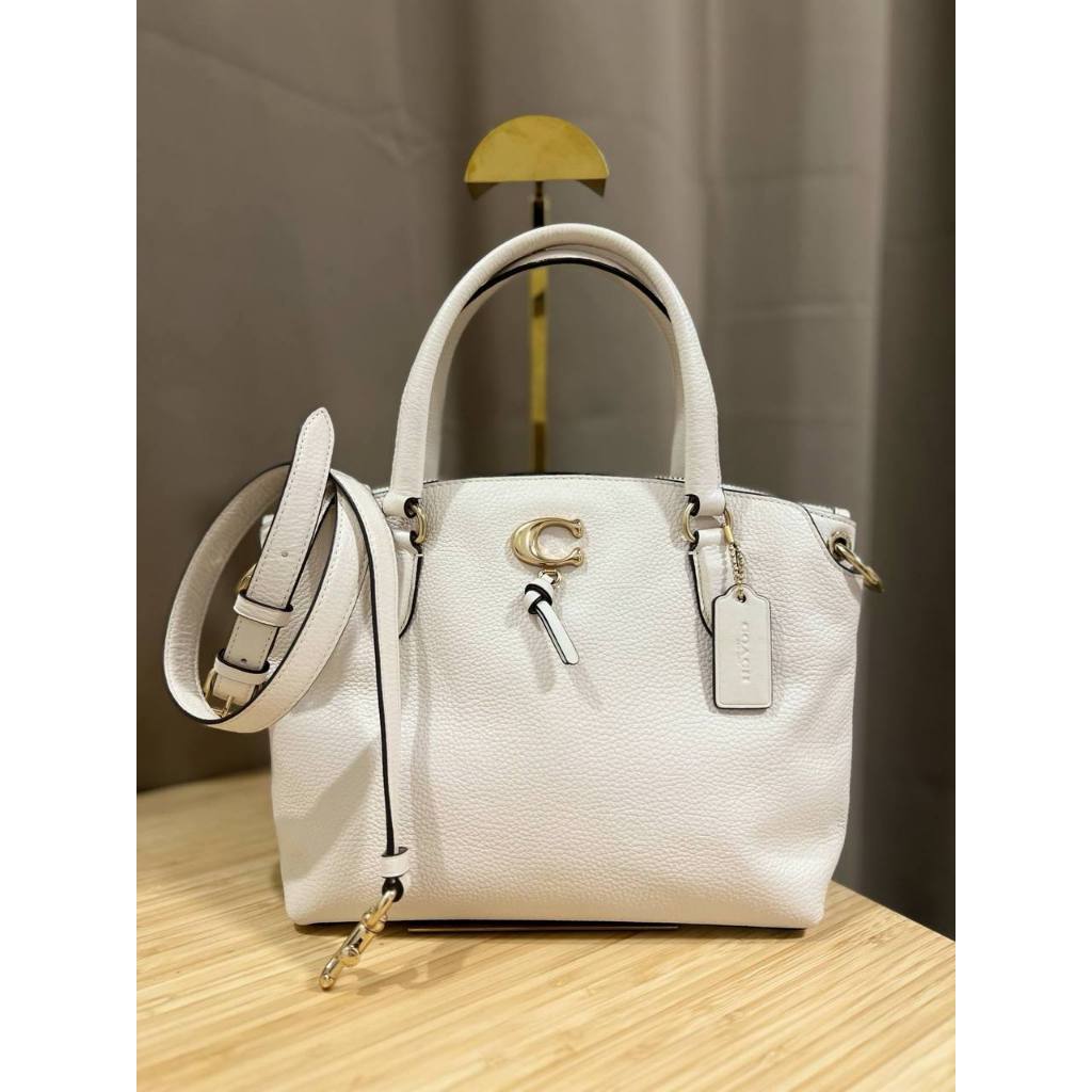 ORIG Preloved CCH Remi Satchel White Bag