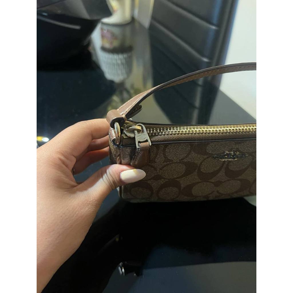 ORIG Preloved CCH Nolita 19 In Signature Canvas Small Khaki Brown Bag
