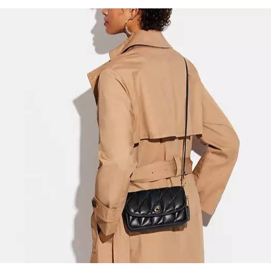 ORIG Preloved CCH Retail Hayden Crossbody With Quilting Black Bag