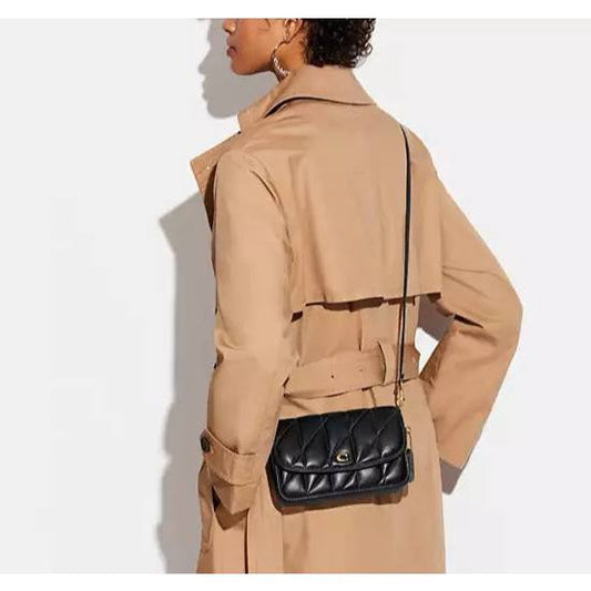 ORIG Preloved CCH Retail Hayden Crossbody With Quilting Black Bag
