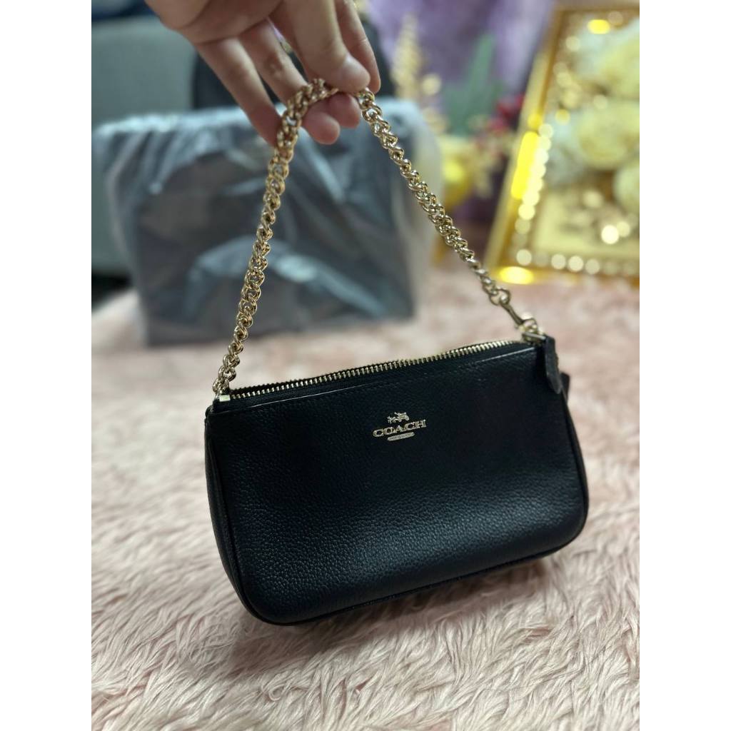 ORIG Preloved CCH RARE Nolita 19 Shoulder Small Black Chain Bag
