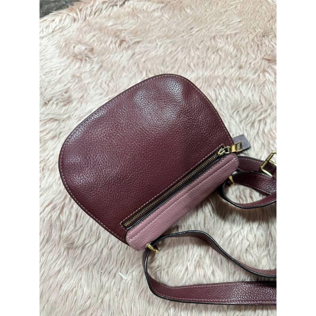 ORIG Preloved CCH Remi Saddle In Colorblock Pink Small Bag