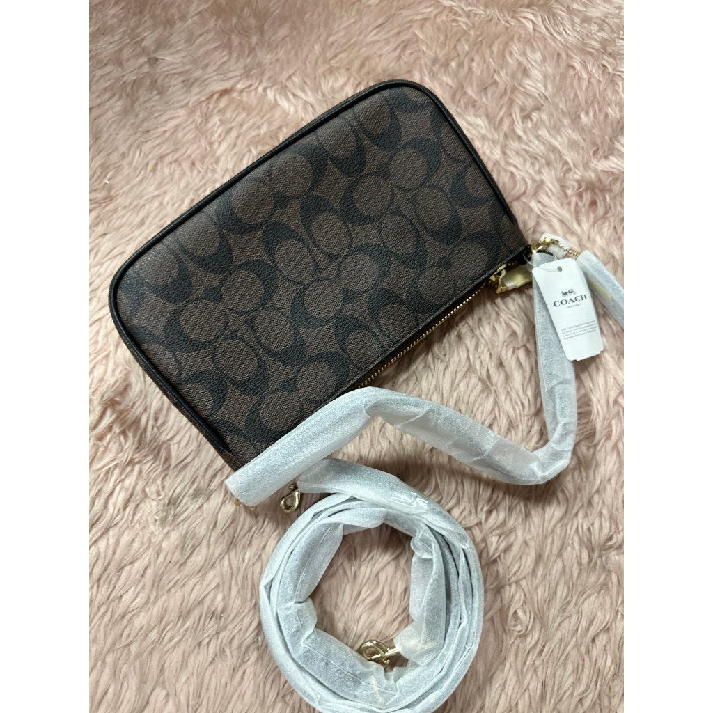 ORIG & IMPORTED CCH RARE Top Handle Nolita-Like Small Bag Brown