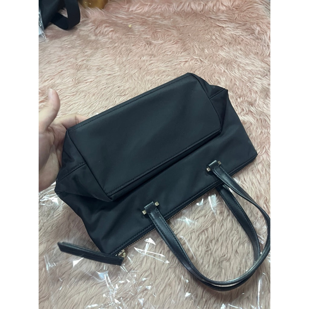 ORIG Preloved KS Dawn Insulated Tote Small Black Nylon Bag