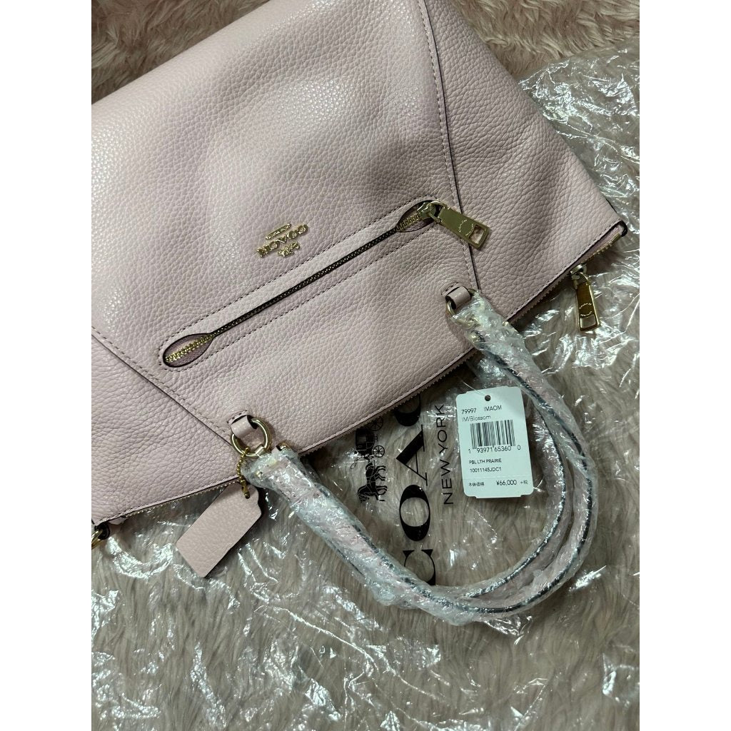 ORIG & IMPORTED CCH Prairie Satchel Bag in Light Pink