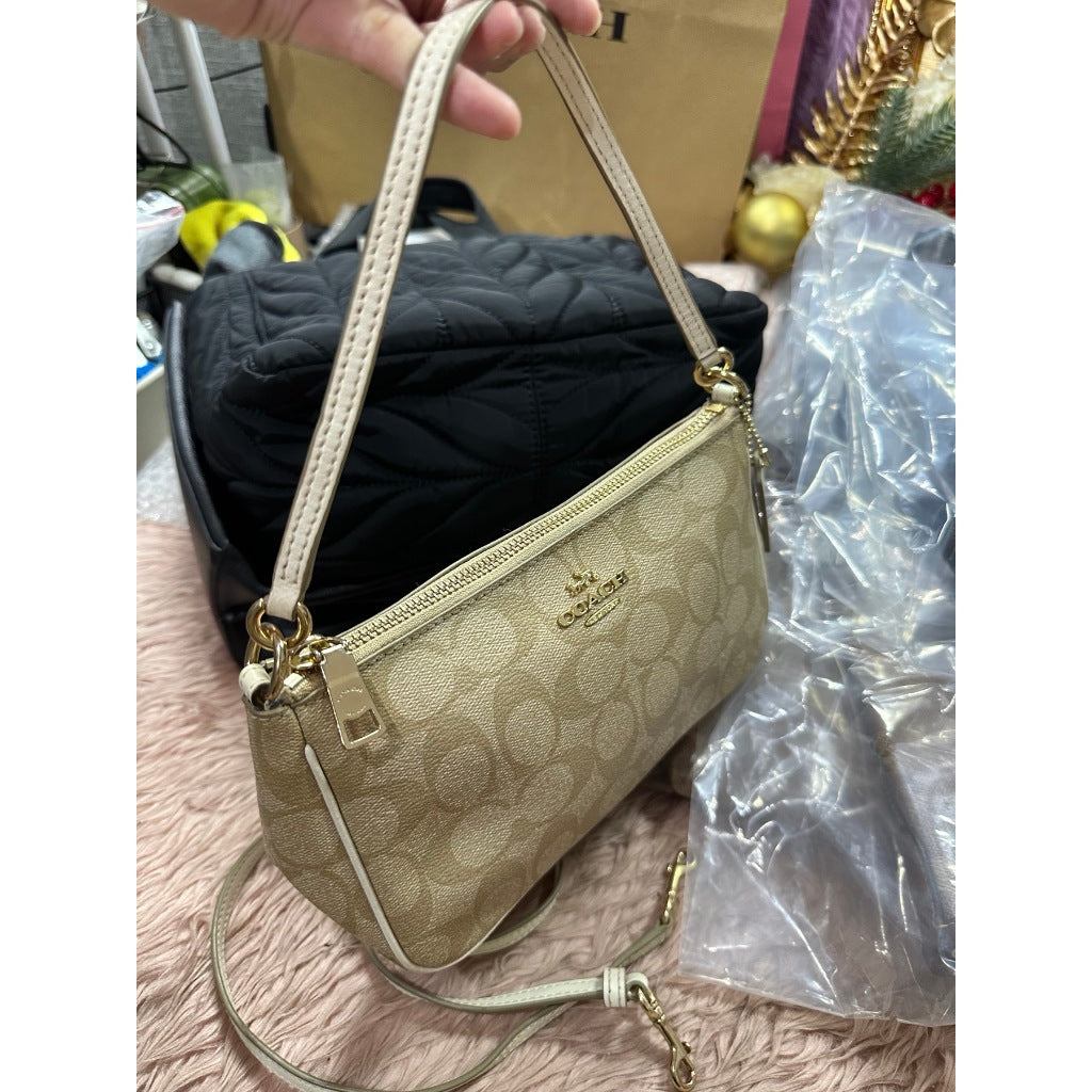 ORIG Preloved CCH Nolita 19 Top Handle Shoulder Bag Light Khaki