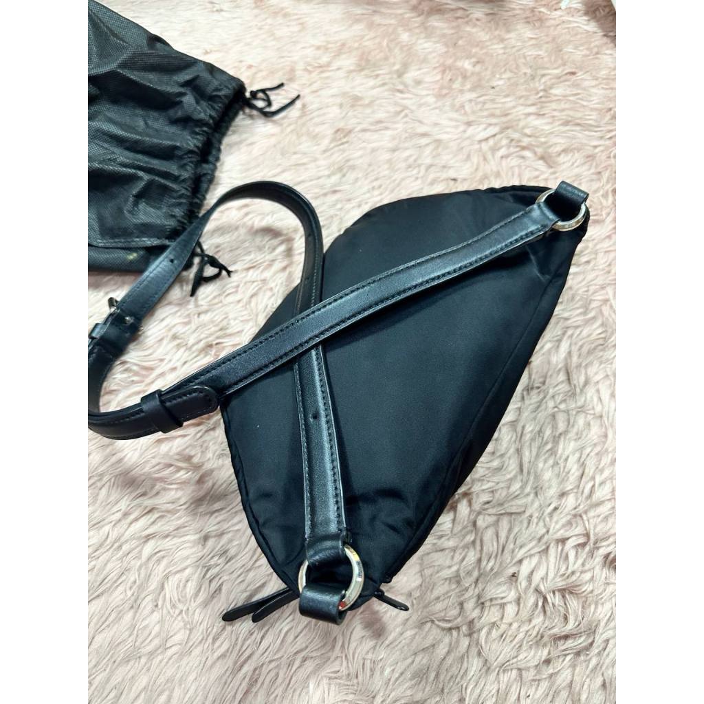 ORIG Preloved KS Dorien Nylon Small Belt Bag Black