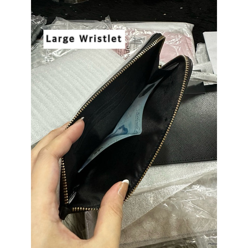 ORIG & IMPORTED KS Lucy Small & Medium L-zip Wristlet Wallet