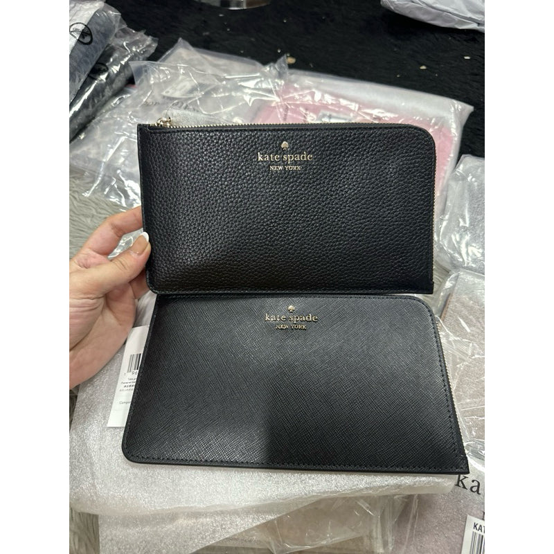 ORIG & IMPORTED KS Lucy Small & Medium L-zip Wristlet Wallet