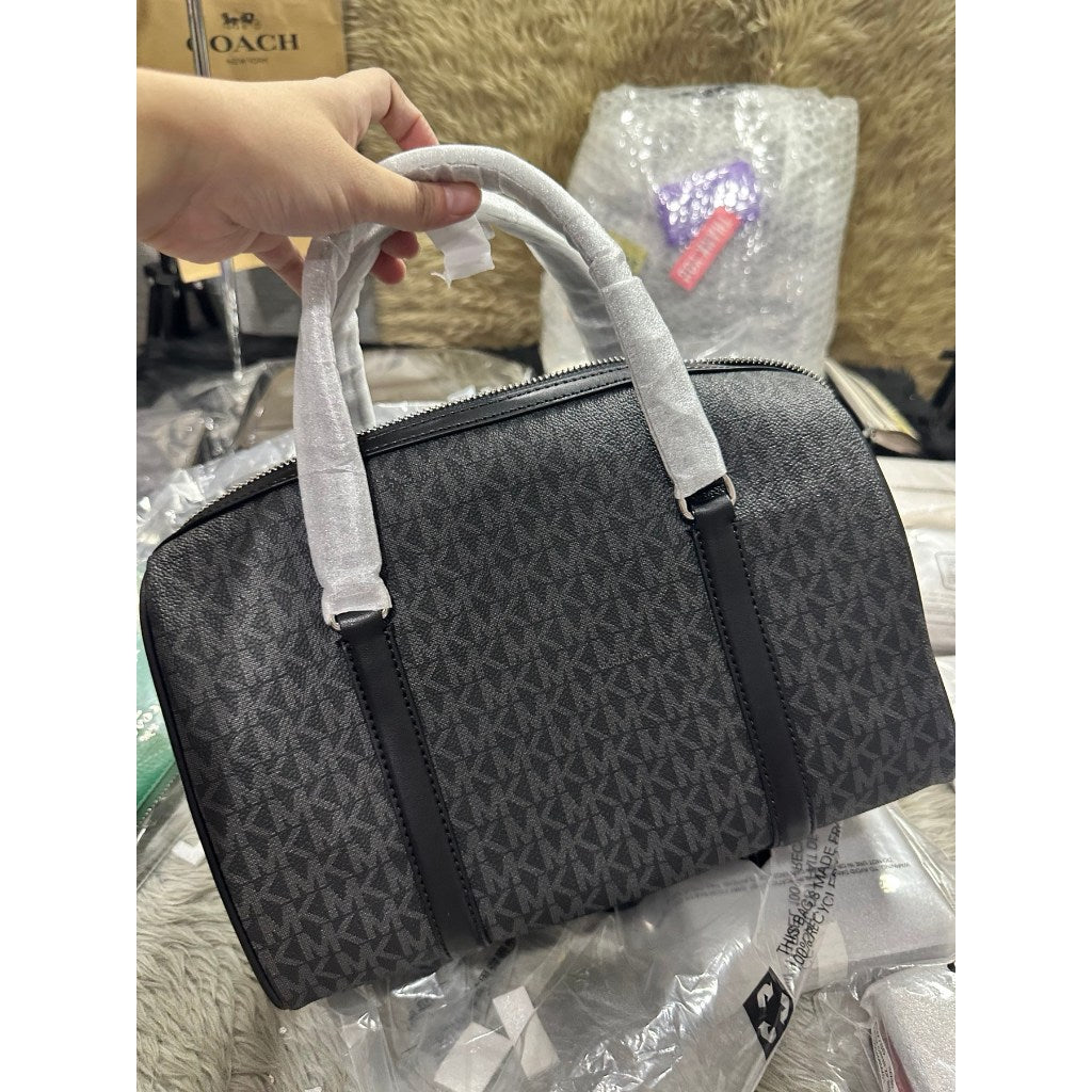 ORIG & IMPORTED MK Jet Set Travel Medium Duffle Satchel Crossbody Bag in Black