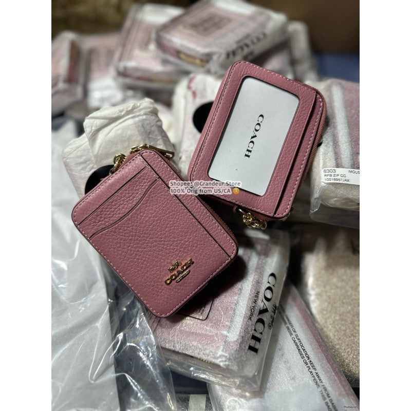 ORIG/IMPORTED ❤️ CCH ZIP CARD CASE WALLET COIN PURSE