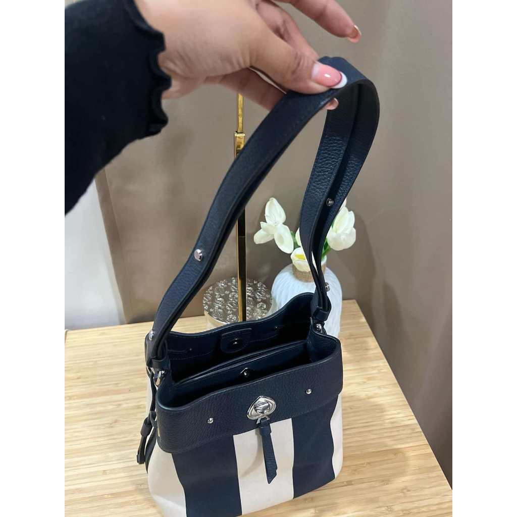 ORIG PRELOVED  KS Marti Small Bucket Bag Jacquard Blue