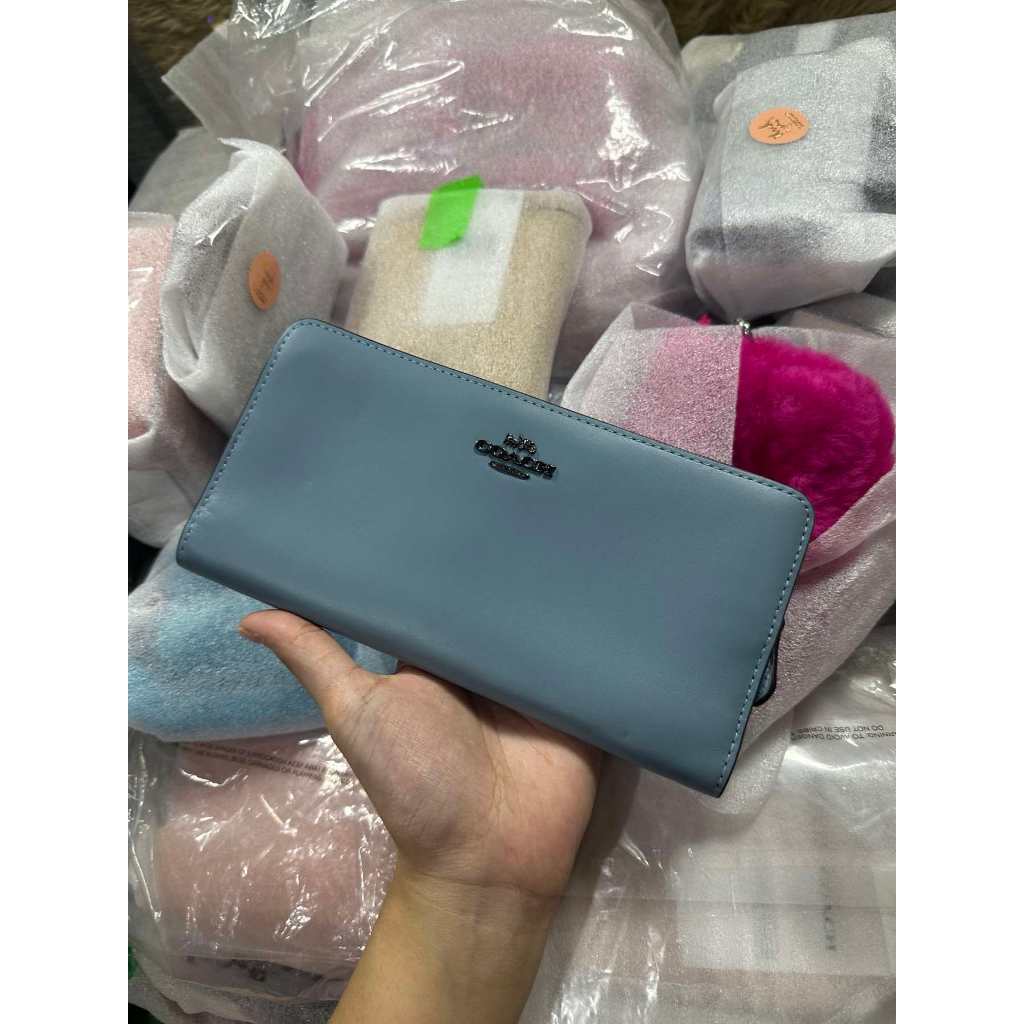 ORIG & IMPORTED CCH Retail Skinny Long Wallet Pink/Lilac/Brown