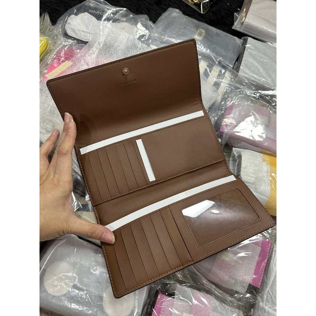 ORIG & IMPORTED CCH Trifold Long Wallet Brown