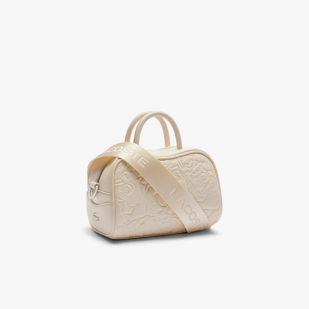 ORIG & IMPORTED LCT Women's Mini Lora Leather Duffle Bag White