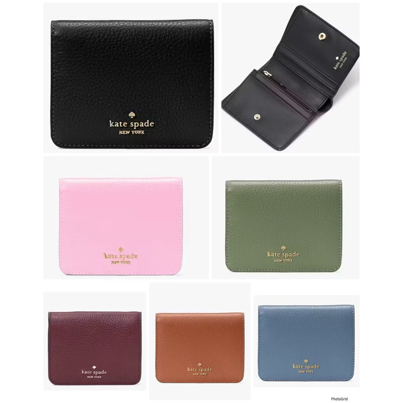 ORIG & IMPORTED KS Lena Small Bifold Wallet in Black Brown Pink Green Red