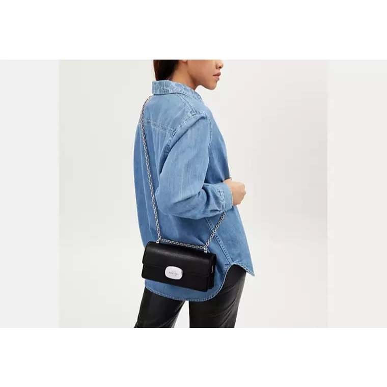 ORIG & IMPORTED C0@CH Eliza Flap Crossbody Bag