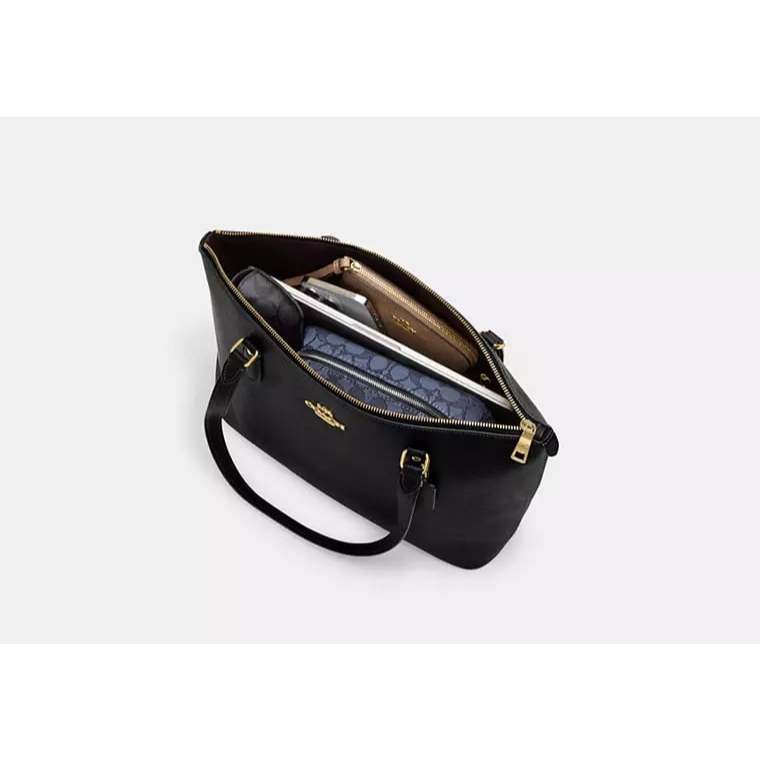 ORIG & IMPORTED C0@CH Gallery Tote Bag With Heart Bolt Print