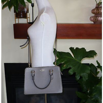 ORIG Preloved KS Mulberry Street Lise Satchel Grey Bag