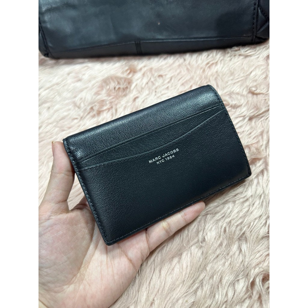ORIG & IMPORTED MJ The Slim 84 Flap Bifold Black Wallet