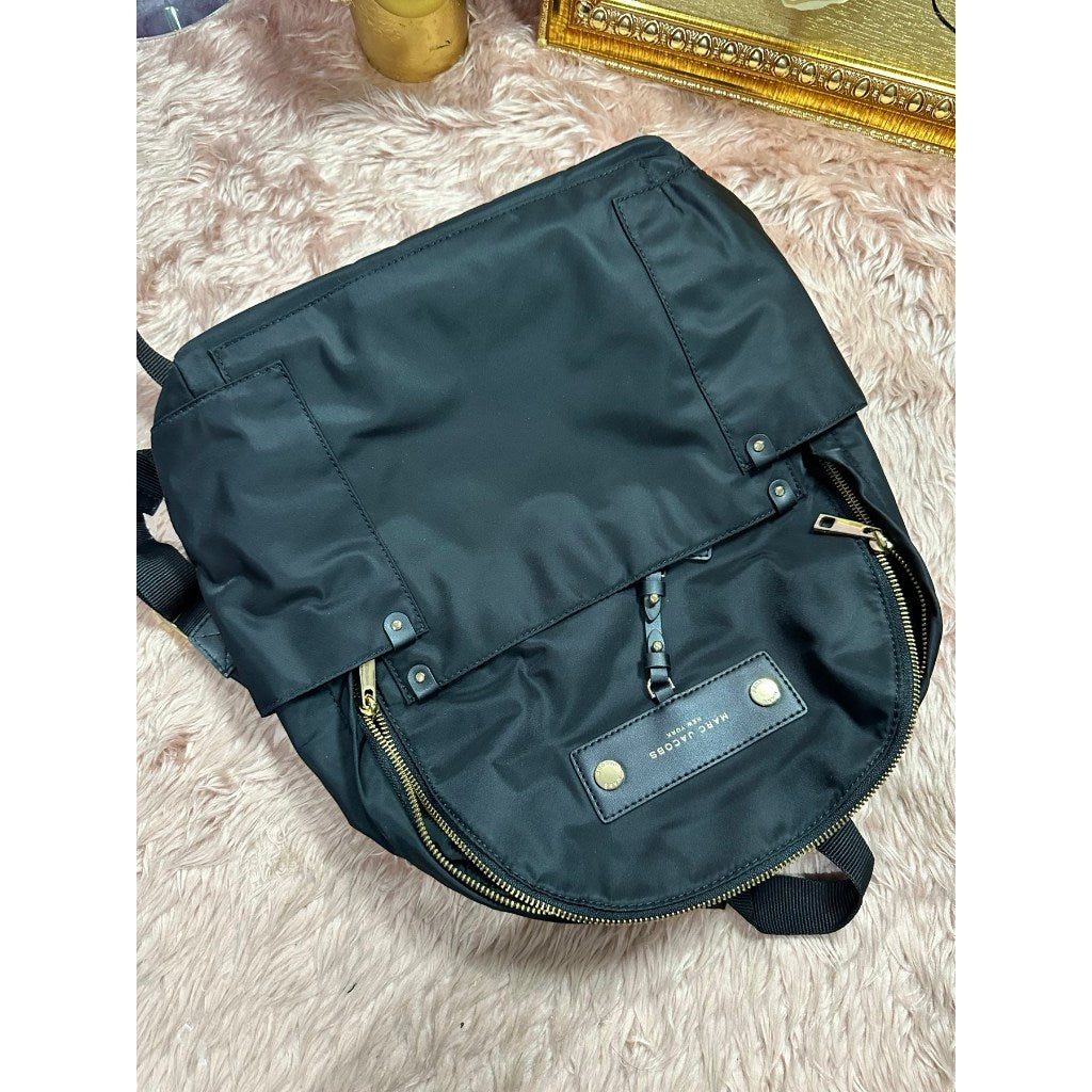 ORIG & IMPORTED Preloved MJ Preppy Nylon Backpack Bag Black