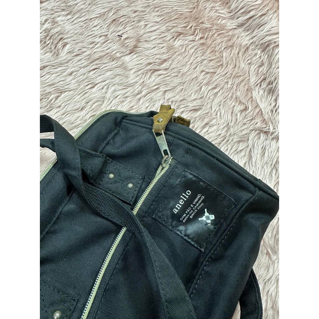 ORIG & IMPORTED Preloved Anello Black Bag