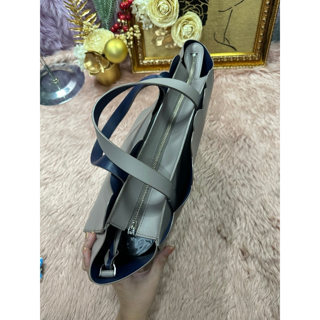 ORIG & IMPORTED Preloved KS Magnolia Street Mina Large Tote Gray Bag