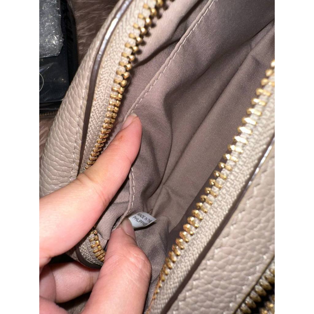 ORIG Preloved TB Perry Bombe Mini Bag Gray