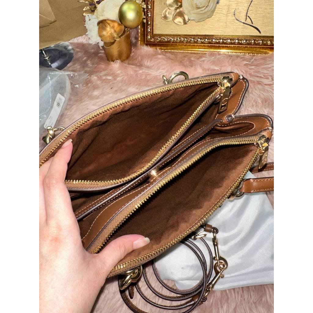 ORIG Preloved CCH Etta Carryall Large Khaki Brown Bag
