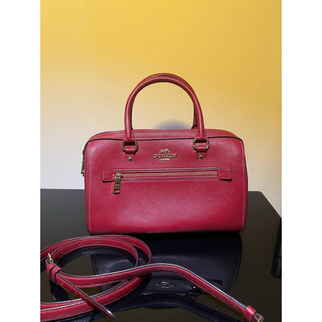 ORIG Preloved CCH Rowan Satchel Bag Cherry Red