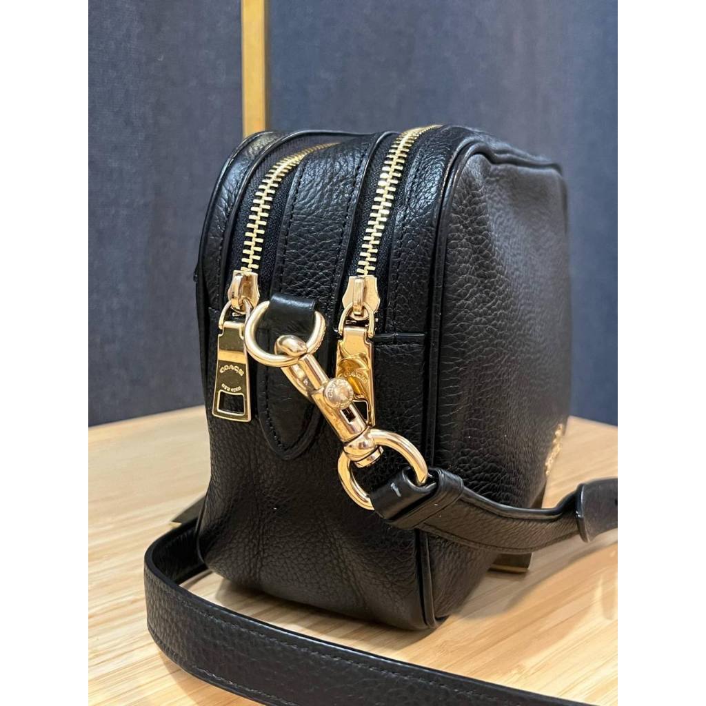 ORIG Preloved CCH Rare Jes Crossbody Double Zip Black Bag