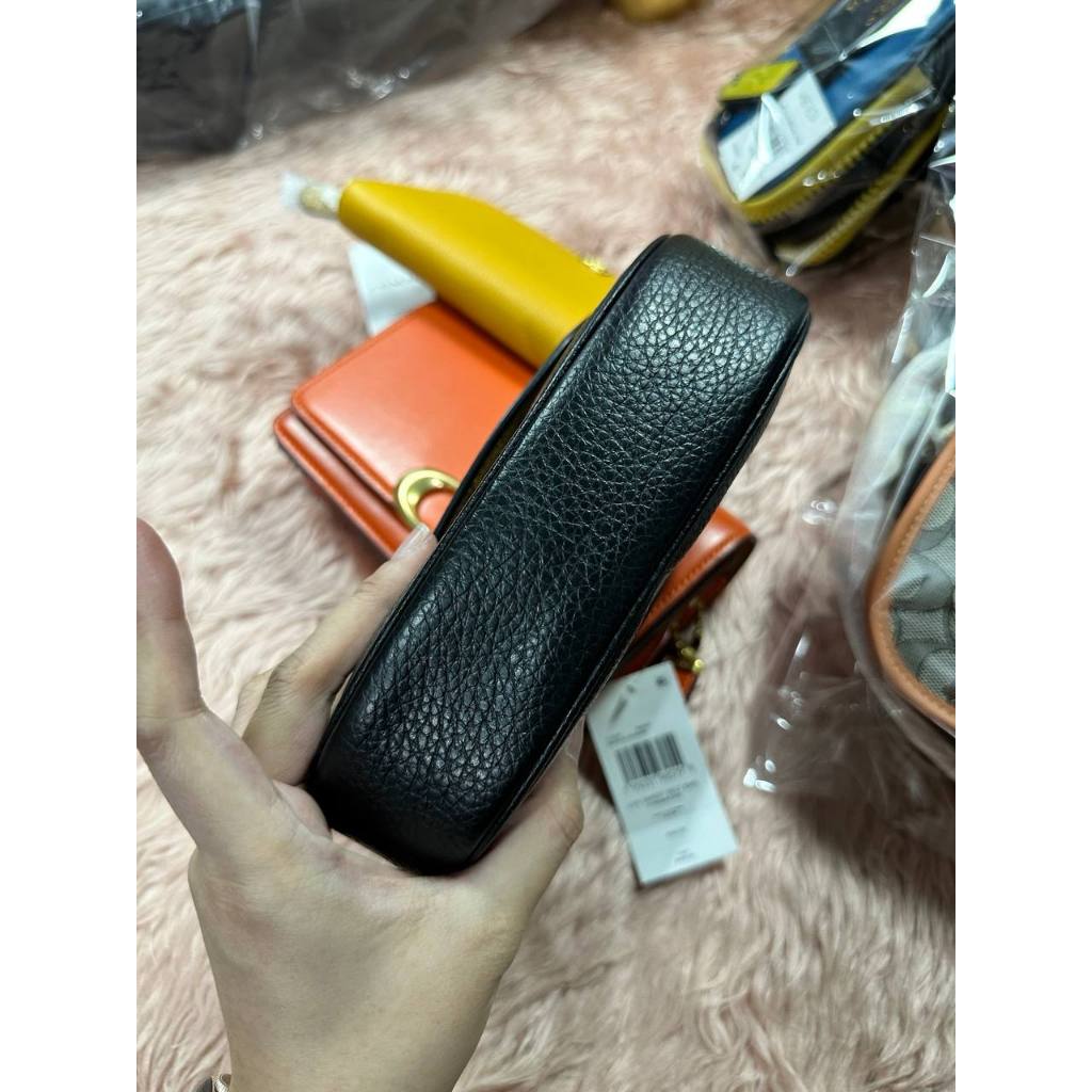 ORIG & IMPORTED CCH Saddle Belt Crossbody Chain Small Bag Black