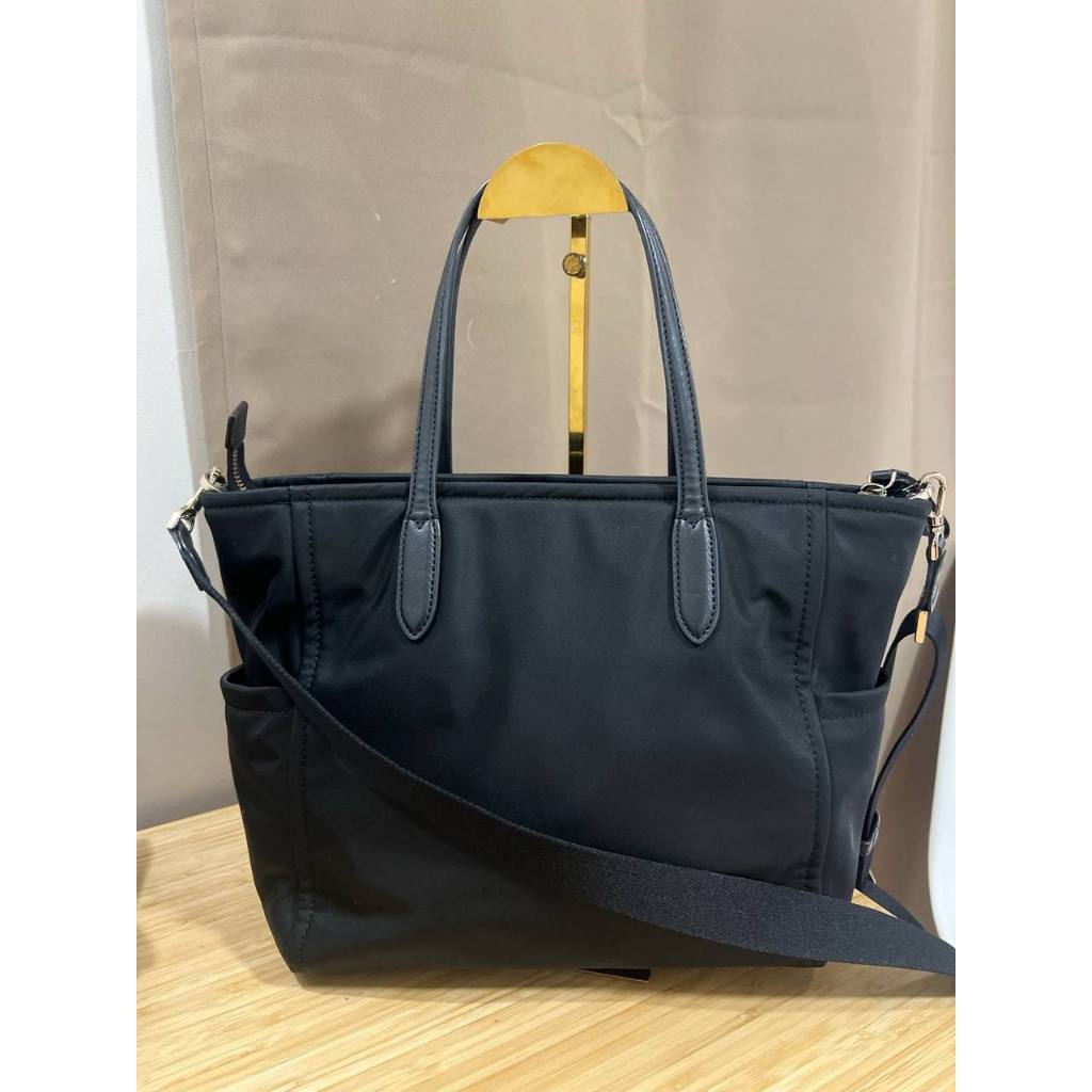 ORIG Preloved KS Chelsea Medium Satchel Nylon Black Bag